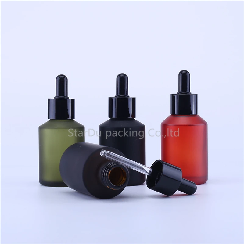 60ml Empt Dropper Bottles Oblique Shoulder Glass Essential Oil Liquid Aromatherapy Pipette Perfume Container 120pcs