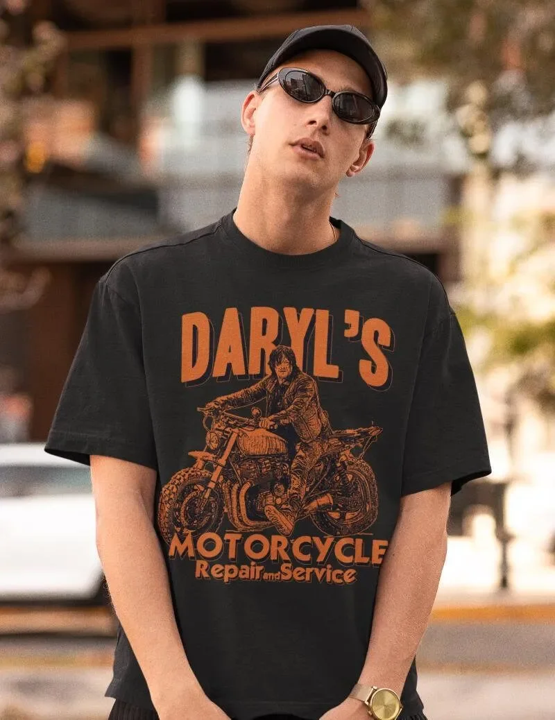 

Daryl s Motorcycle Repair and Service T Shirt Dixon SweaT Norman Reedus