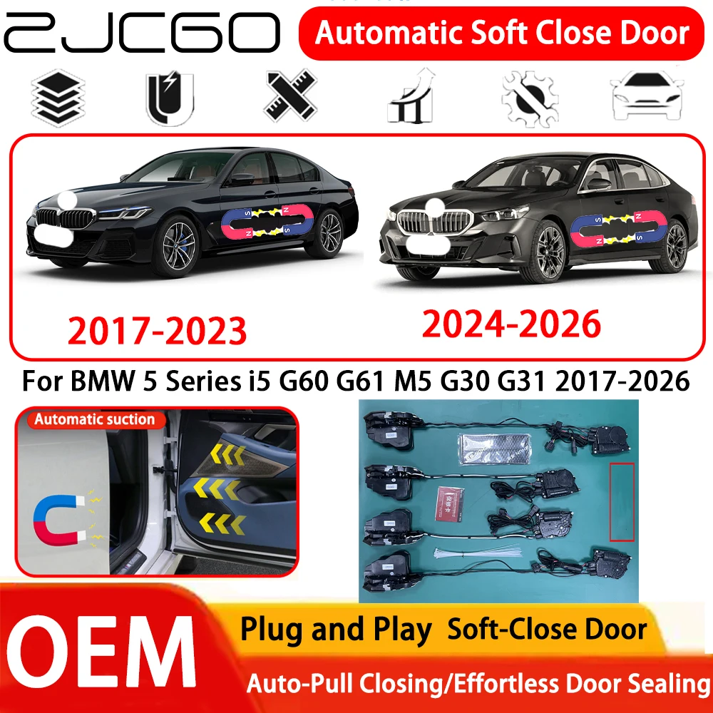 

for BMW 5 Series i5 G60 G61 M5 G30 G31 2017-2026 OEM Plug and Play Automatic Electric Soft Close Door Comfort Closing System