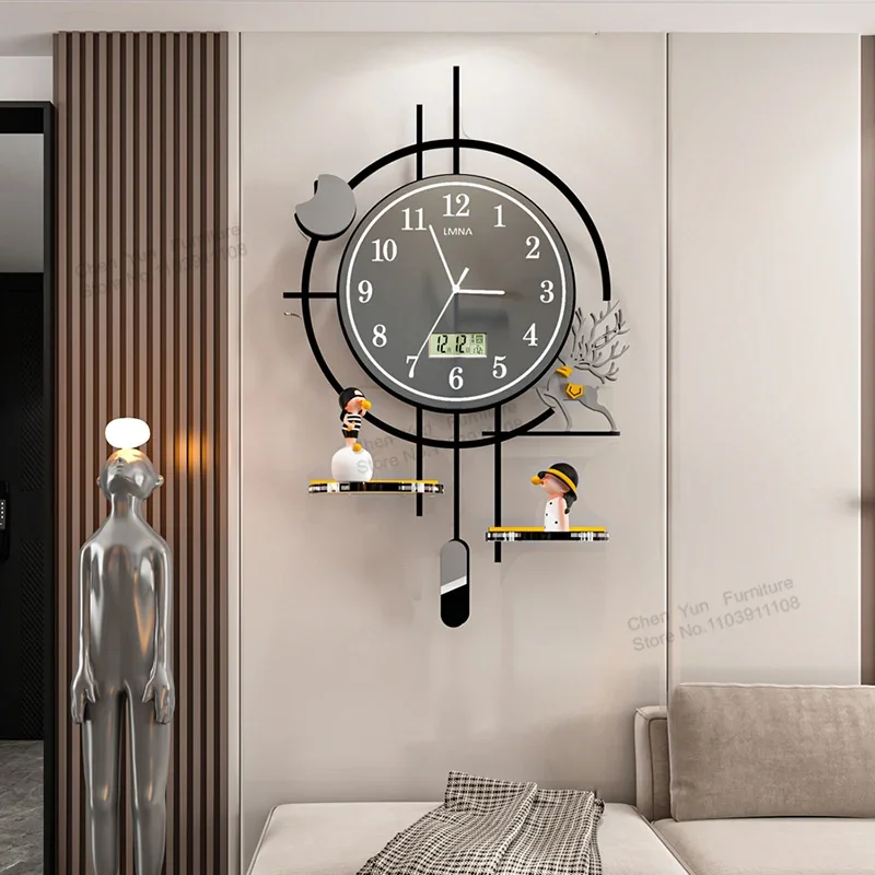 

Minimalism Silence Wall Clocks Hanging Decoration Home Decor Fitment Bedroom Wall Clocks Originality Wandklok In De Woonkamer