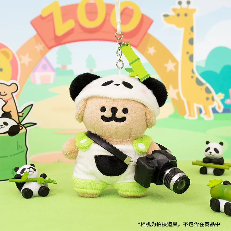 かわいいぬいぐるみ犬のラインフラッシュバッグチャーム、バックパックデコレーション、ファストファッションギフト、ドールバッグアクセサリー、女の子向けおもちゃ、ぬいぐるみバッグペンダント