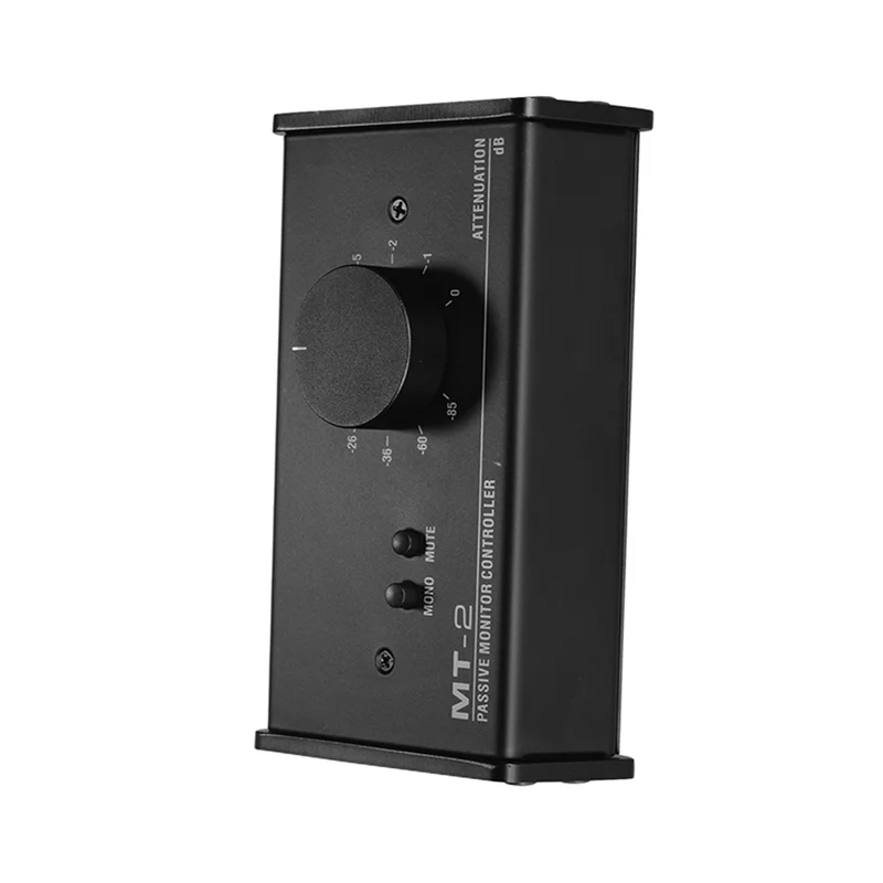 Leading-MT-2 Passive Monitor Controller Audio With XLR 3.5Mm Inputs Outputs Supports Attenuation Control Mute Function Tools