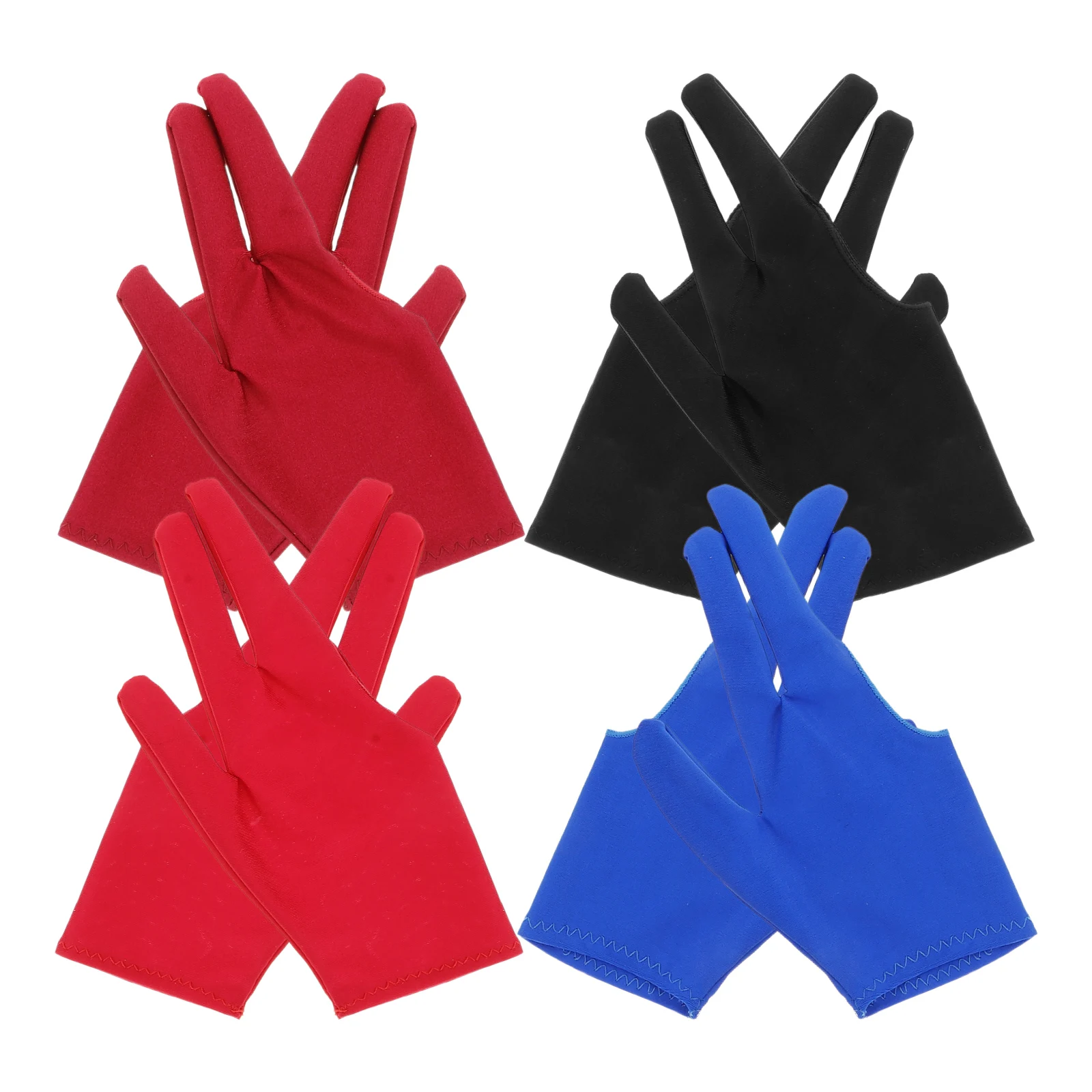 

8 Pcs Yo-yo Gloves Breathable Pool Cool Comfortable Billiard Men High Elastic Spandex