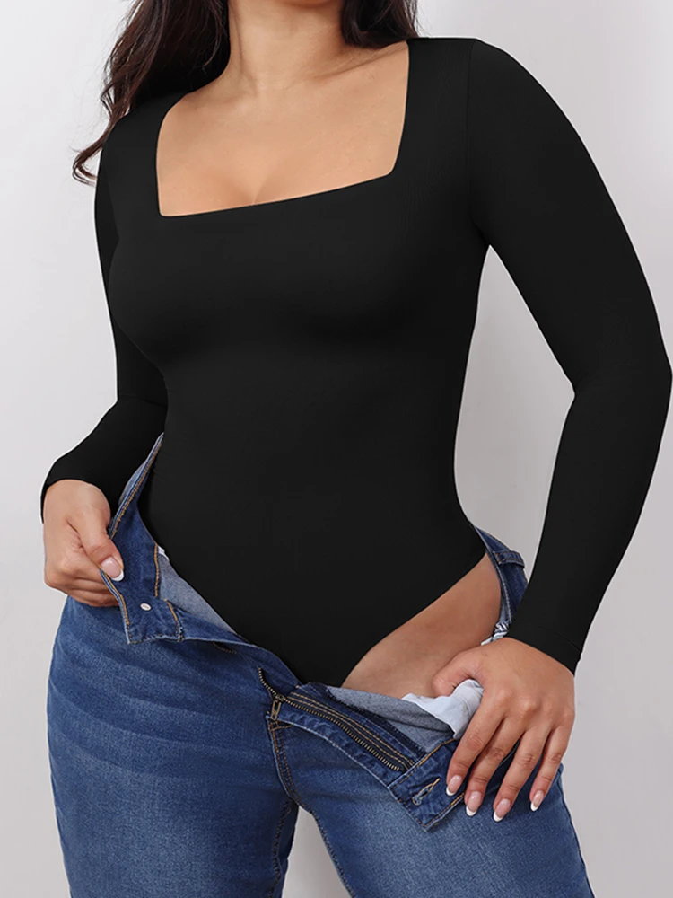 بدلة نسائية بأكمام طويلة لربيع وخريف رومبير غير رسمي ملابس خروج مثيرة قطعة واحدة بذلة ملابس نسائية