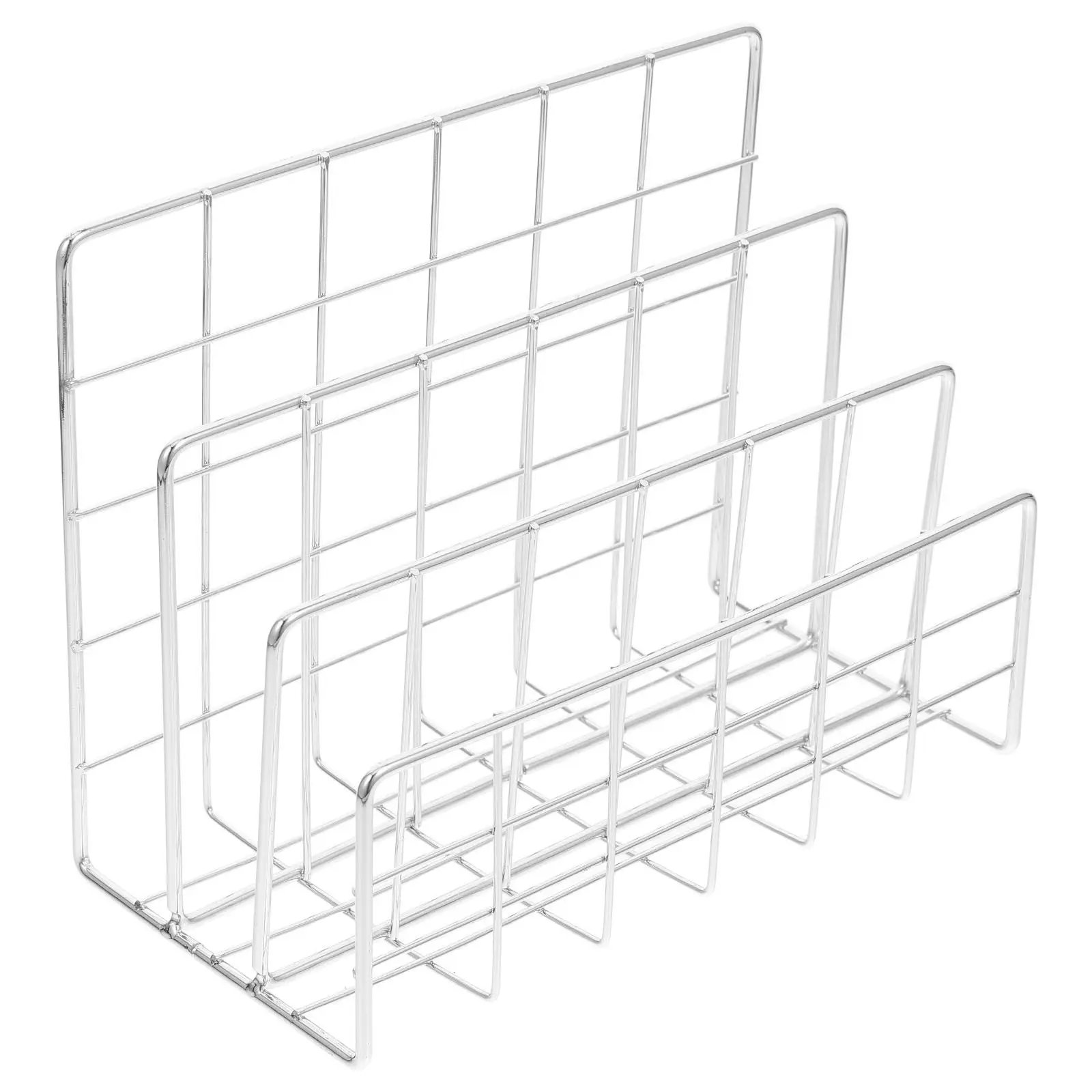 Desktop Iron File Holder Mail Organizer Countertop File Sorter Multifunctional Organizer for Documents Books Notes Home Office