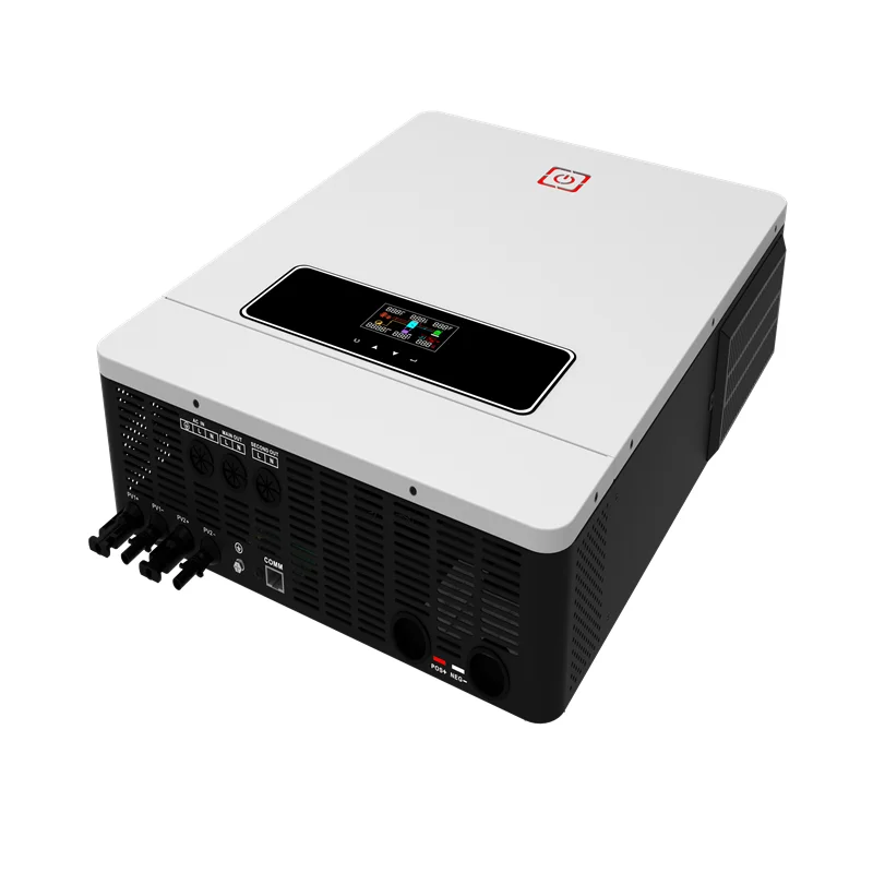 10.2 Kva Mppt 230V عاكس للطاقة الشمسية لموجة جيبية نقية على الشبكة 8.2Kw 10.2Kw نظام الطاقة الشمسية 220V عاكس هجين حزمة البطارية الشمسية