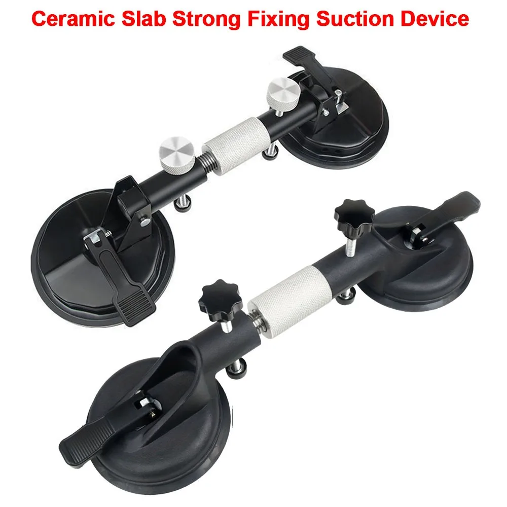 Suction Cups Heavy Duty Aluminum Vacuum Plate Handle Glass Holder Hooks To Lift Large Glass/Tile Lifter/Moving Glass/Dent Puller