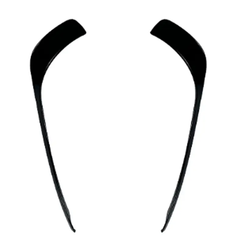 Reliable-Car Front Bumper Lip Splitter Spoiler Fog Lamp Spoiler Cover Trim For A Class W176 AMG 2013-2015 B