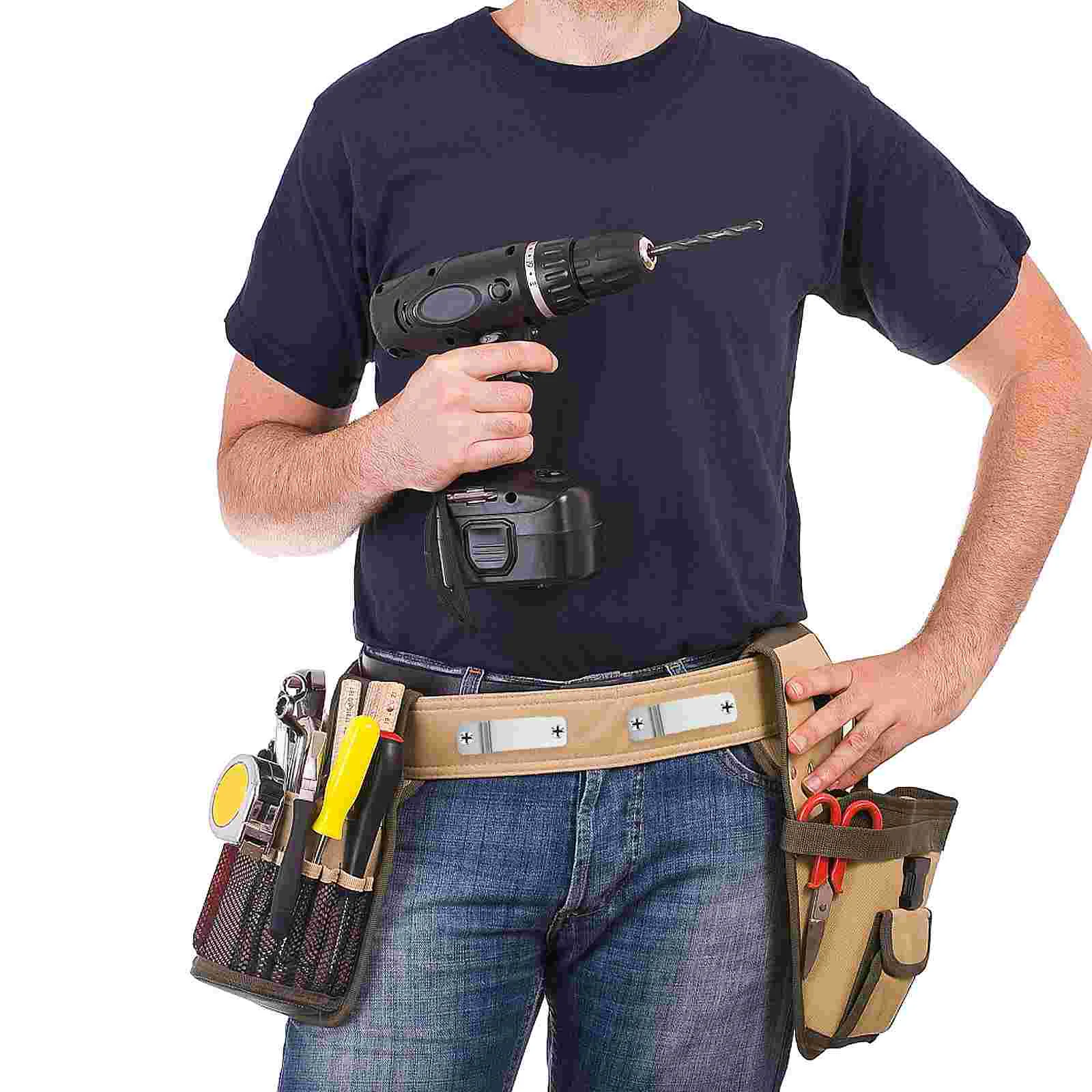 10 Pcs Metal Tape Measure Holder Tool Belt Clip for Portable Iron Accessory