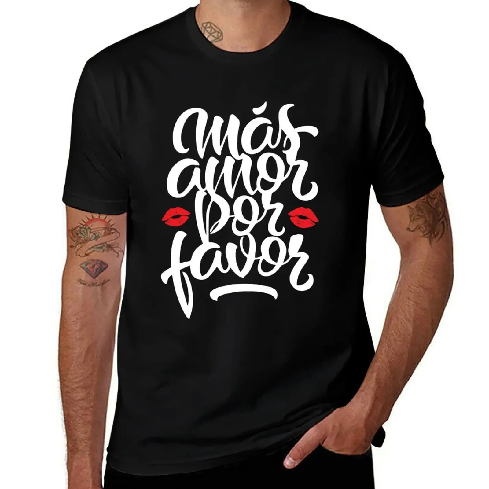 Mas Amor por Favor for Women Hispanic Spanish Latina Love T-Shirt oversizeds Aesthetic clothing tees t shirt men