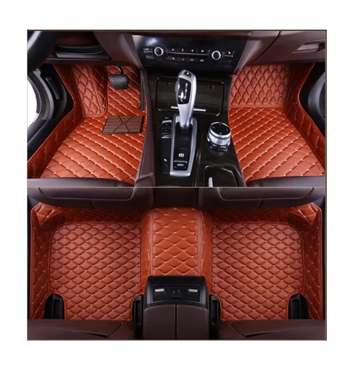 

High Quality Hot Selling Durable Luxury Leather Car Interior Protection Car Mats 4 Pieces Car Floor Mat for Tucson