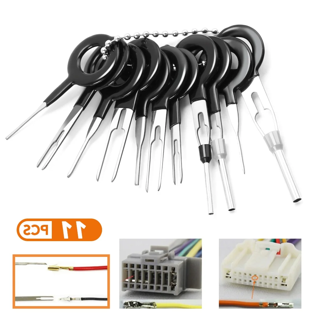 11 шт., инструмент для снятия автомобильных проводов для Renault koleos Twingo Scenic Megane Fluenec Latitude Clio 1/2
