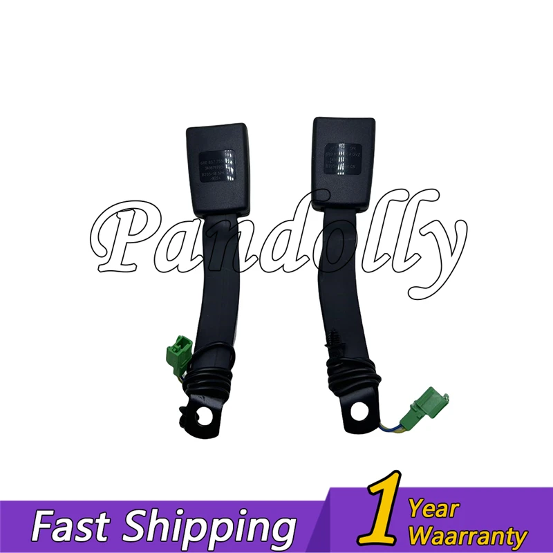 

New 6R0857755 6R0857756 Front Car Seat Belt Latch Buckle Padding Plug Connector For VW Polo 5 6R GTI Cross Sedan Vento 2011-2018