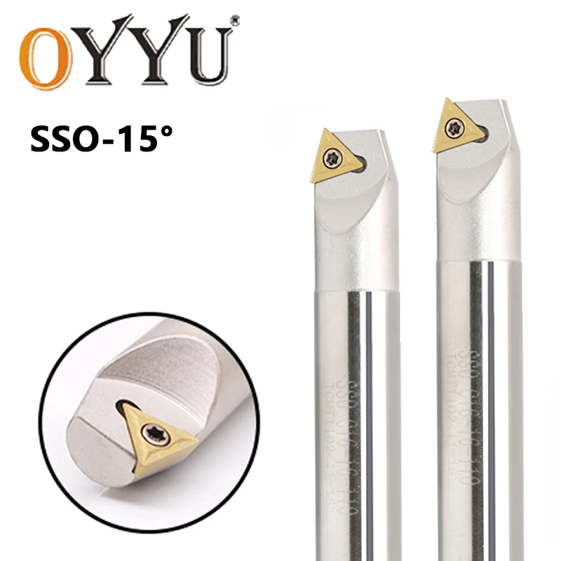 

SSO 15 Degree Miiling Cutter 16mm 20mm Diameter Lathe Tool Holder CNC Milling Machine TCMT Carbide Inserts Chamfering Tools