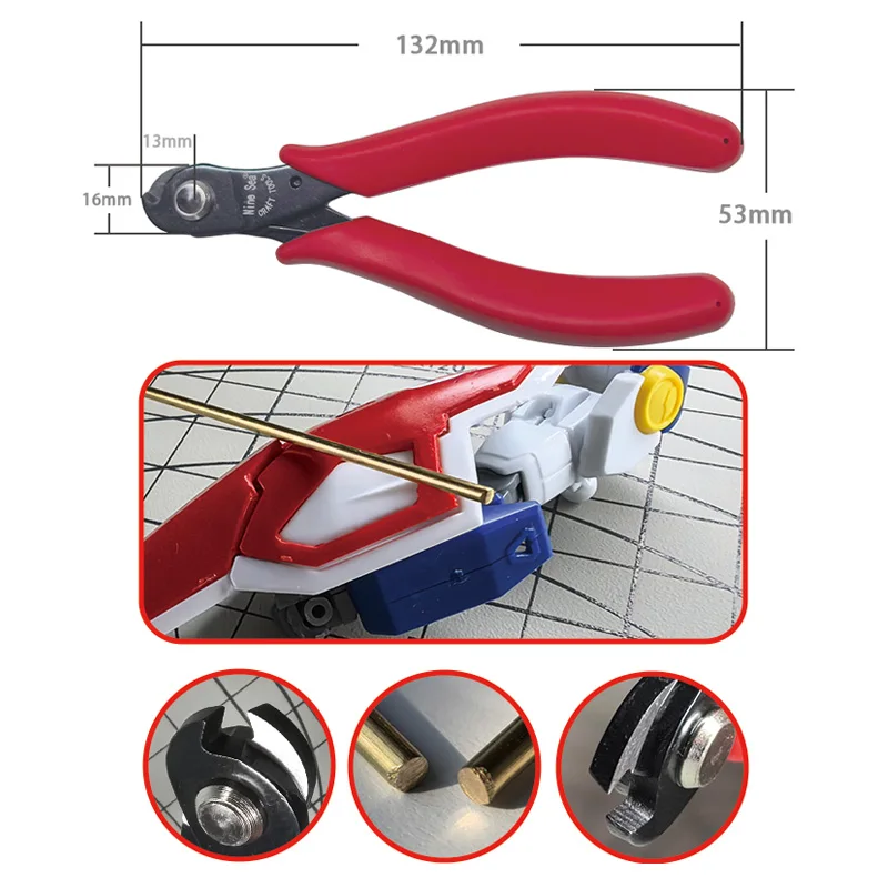 1pc Tools Metal Cutting Pliers For Piling Bars Copper Bars Metal shear Gundam Military Model Remodeling DIY Tools