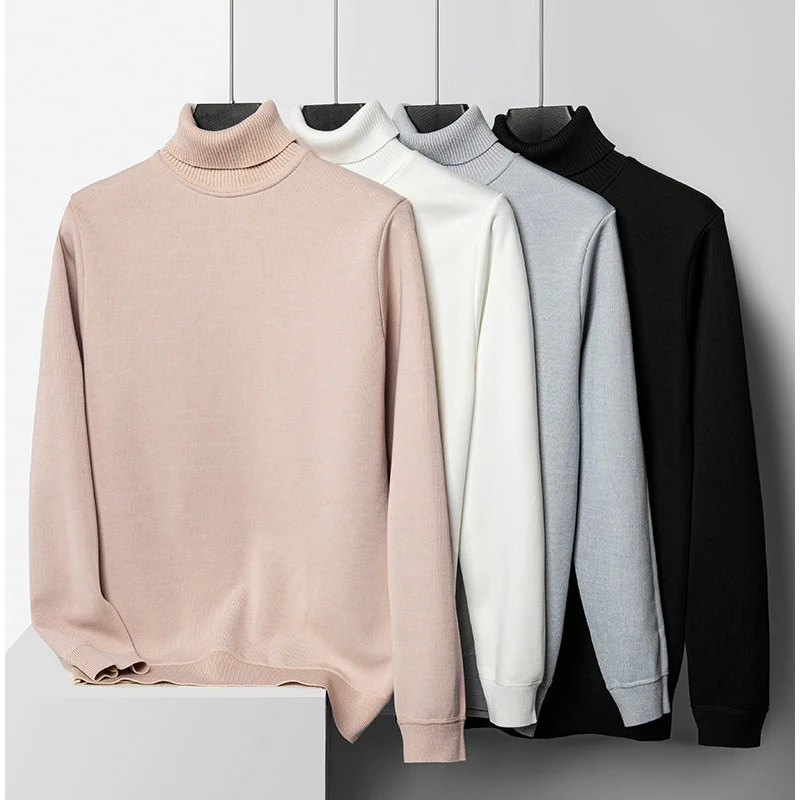 Knitted Sweater Casual Pullovers Male Spring Sweater for Men Men's Clothing Men's Sweat-shirt Streetwear Knit Autumn Hombre Warm