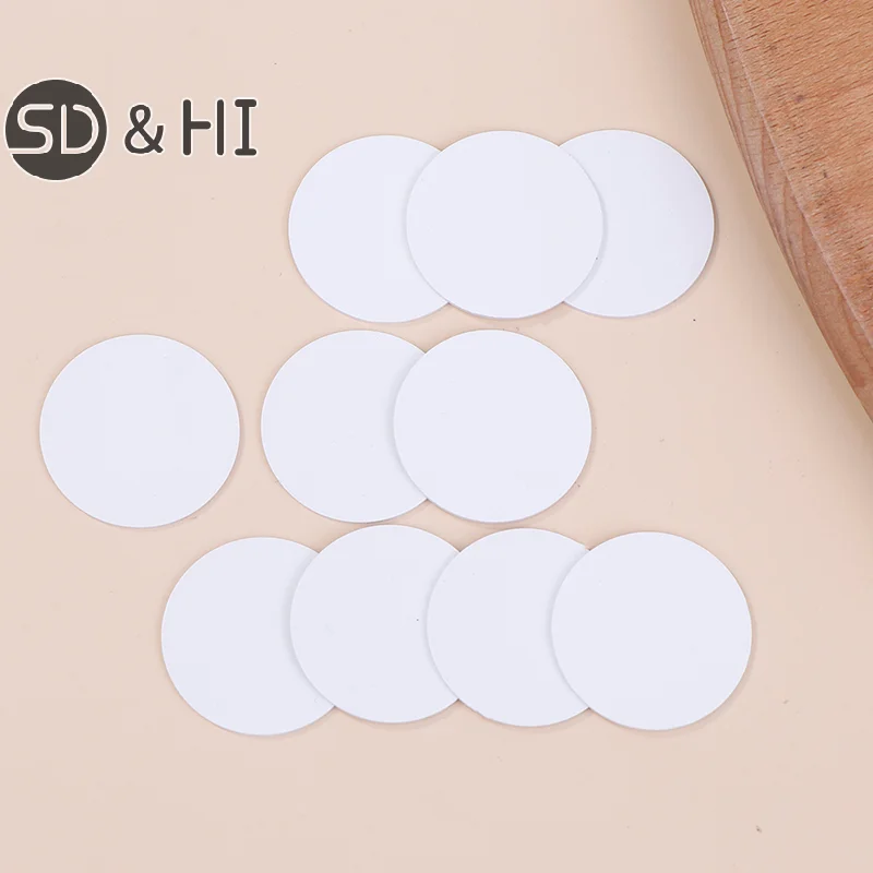 10Pcs NFC Ntag215 Coin Tag Key Tag Badge 215 Chip Key 13.56MHz NFC Ntag Universal Label RFID Ultralight Tags Labels