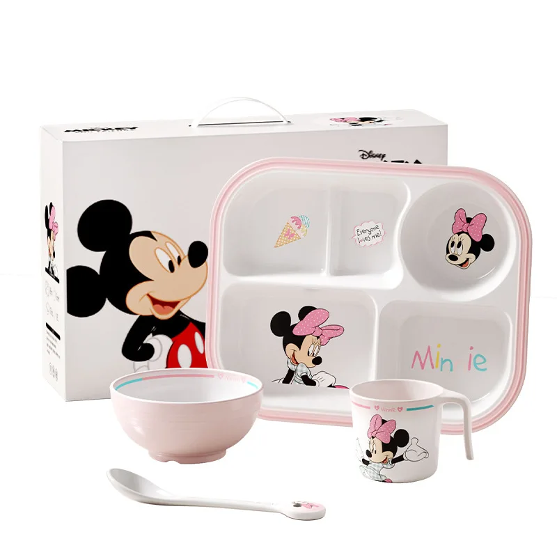 أطباق كرتونية أطباق مدرسية متوفرة لكل من الأولاد والبنات أدوات مائدة للطعام Mi Qi Mi Ni أنيمي السلع المنزلية الطرفية #5