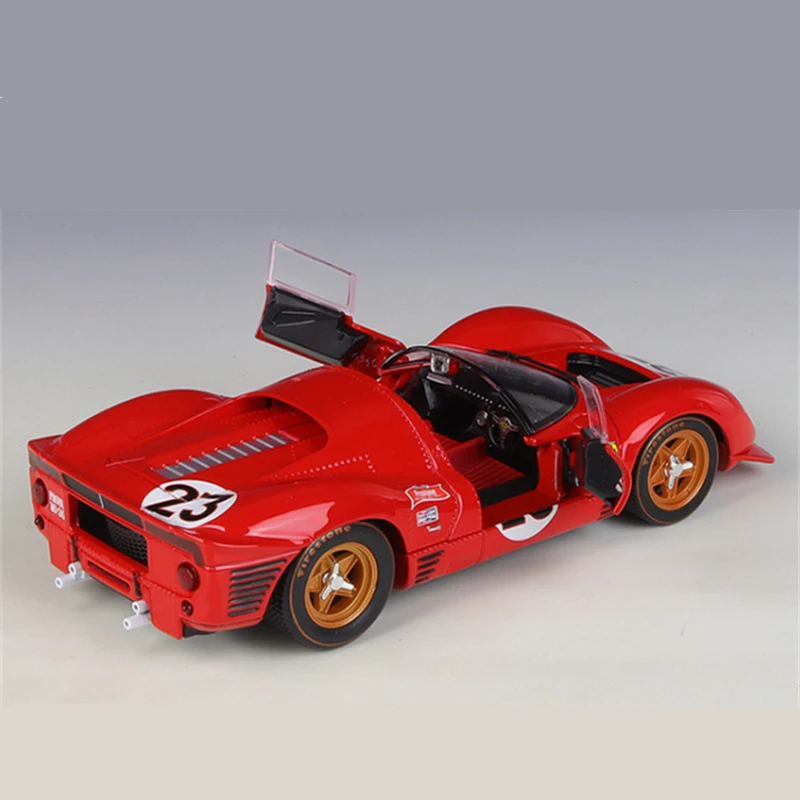 1:24 Ferrari 330 P4 Daytona 1967 Alloy Track Racing Car Model Diecasts Metal Sports Car Vehicles Model Simulation Kids Toys Gift