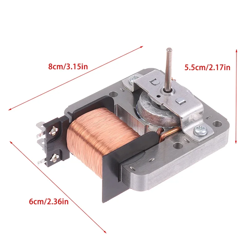 

1PCS Metal Microwave Oven Replacement Fan Cooling Fan Motor MDT-10CEF 220V 18W 50HZ 2 Pin Shaded Pole Asynchronous Motor