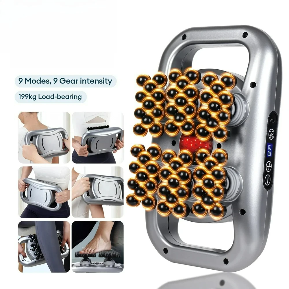 

66-Heads Fascia Gun High-Frequency Vibration Body Massage Gun Back and Waist Massager Neck Shoulder Massager Muscle masajeador