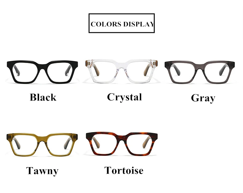 Black Mask Eyeglasses Style Comparison