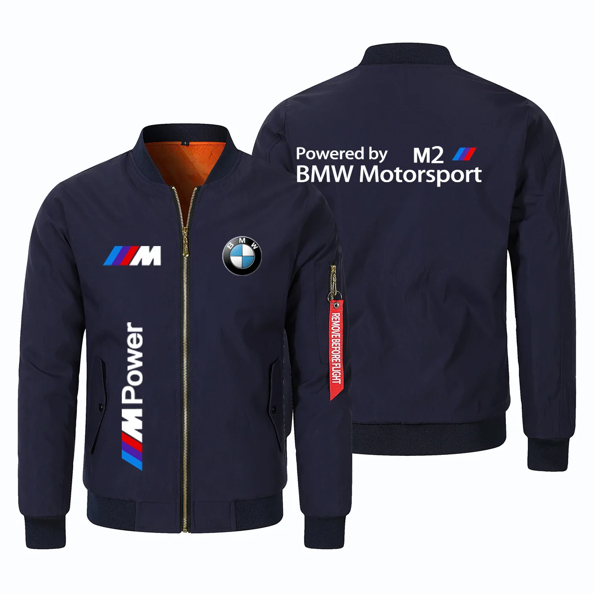 BMW Apparel-Chaqueta para hombre, chaqueta con estampado Simple de BMW, chaqueta de ciclismo para motocicleta, chaqueta cálida gruesa informal para BMW, 2025