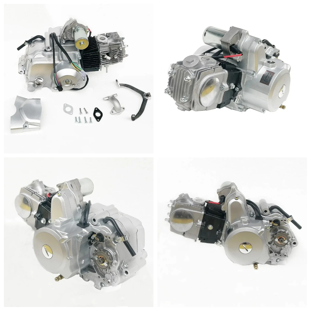 110CC and 125CC reverse gear engine off-road vehicle kart electric start automatic clutch  engine three intake ports