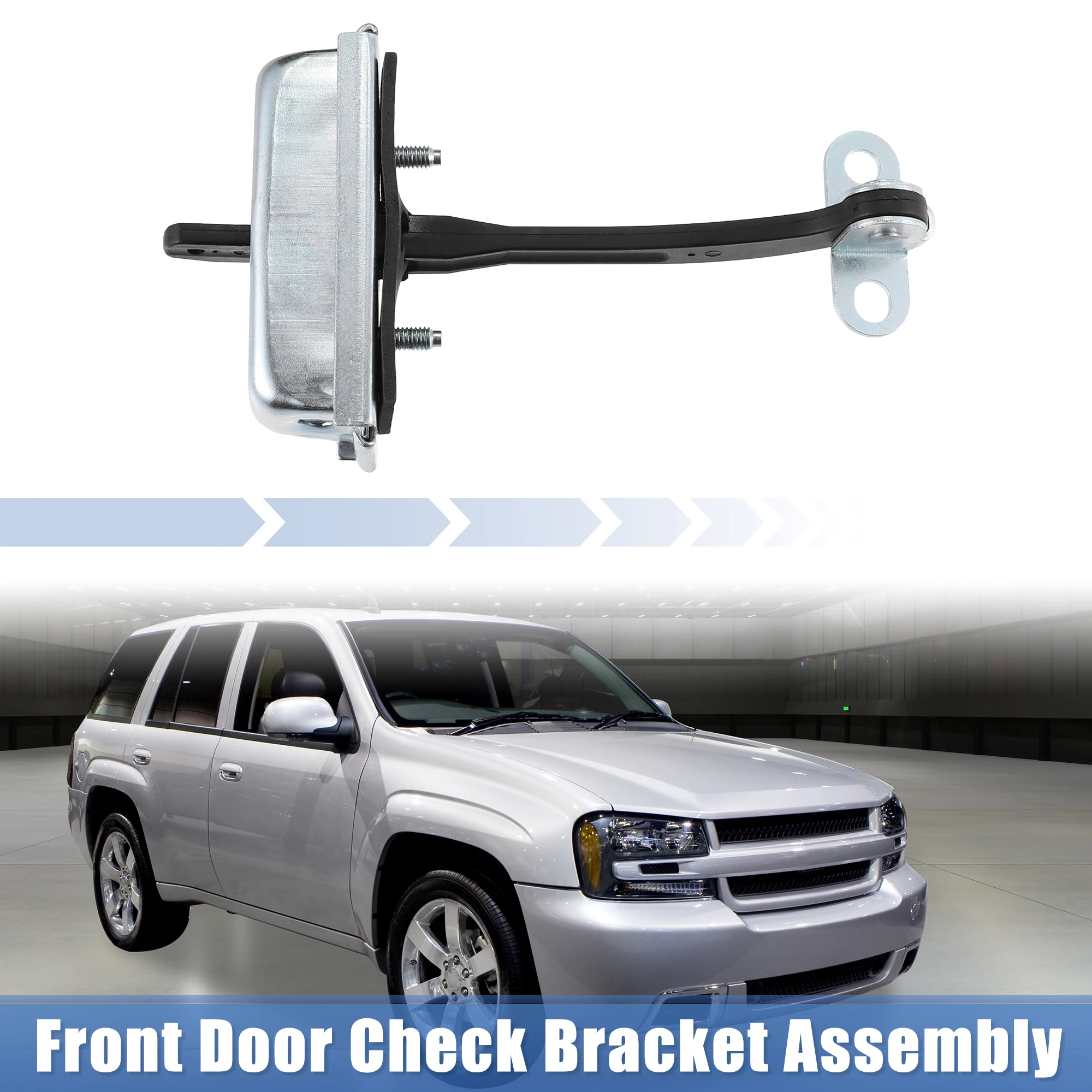 Uxcell Front Door Check Stop Strap Driver Side Door Check Assembly 15196109 924-157 for Buick for Chevrolet for GMC