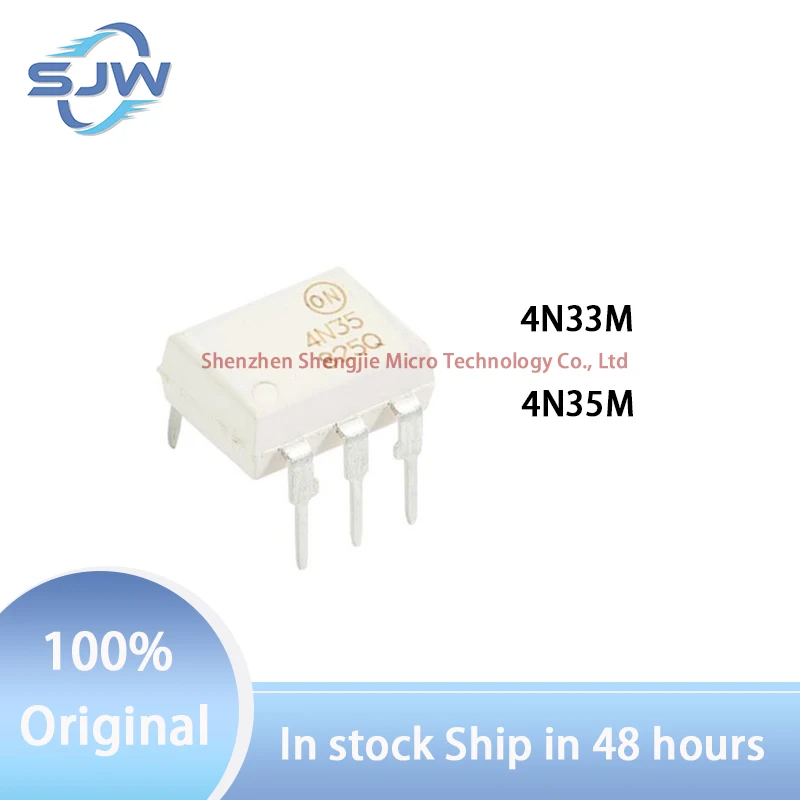 

4N33M 4N35M straight cutting encapsulation DIP-6 Optocoupler-phototransistor output Phototransistor