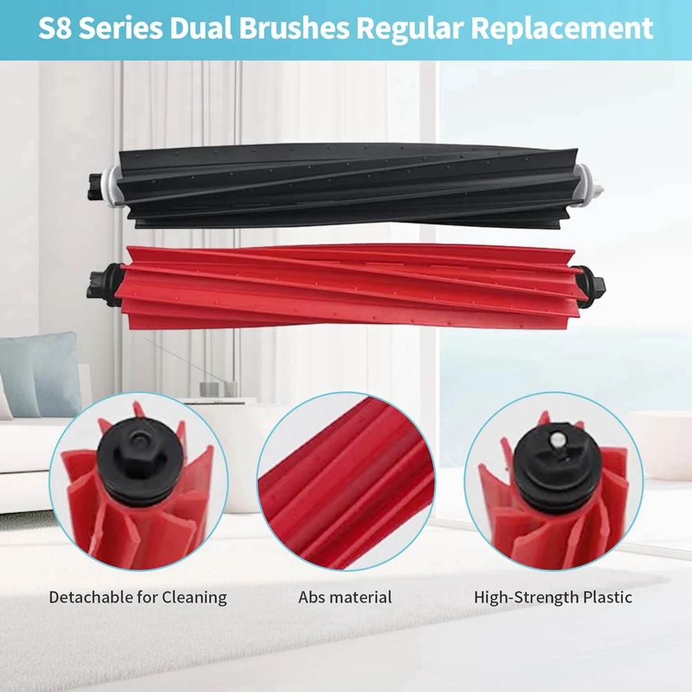 Set di parti di ricambio per aspirapolvere robot EAS-18 pezzi per parti per aspirapolvere robot Roborock S8/S8+/S8 Pro Ultra