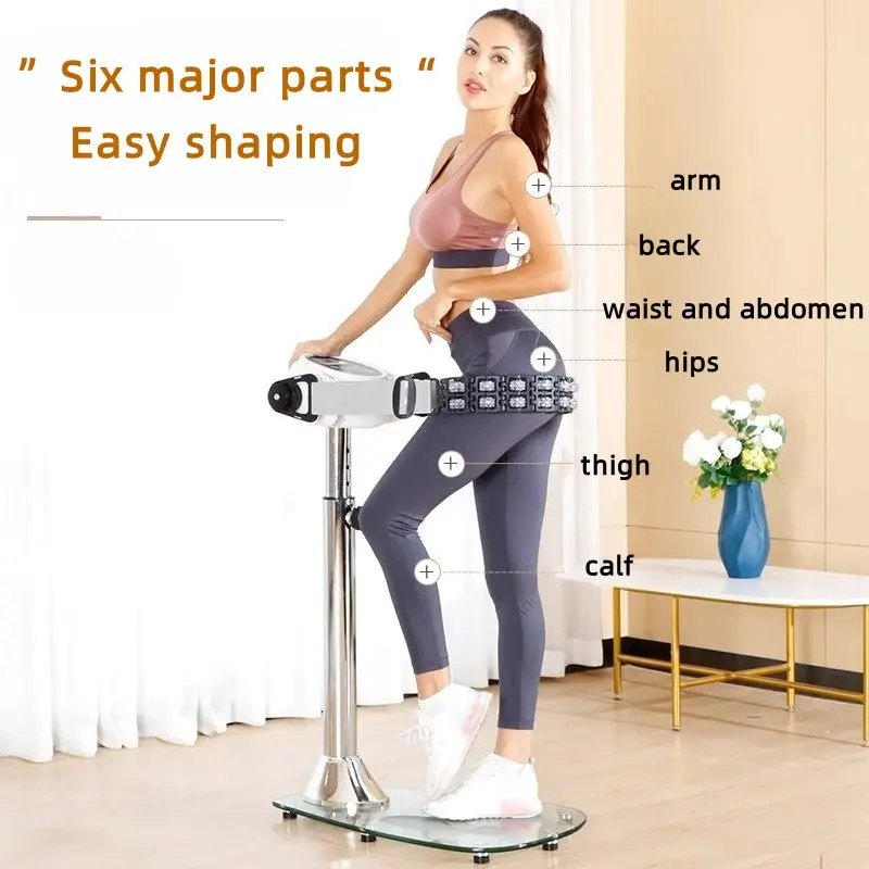 Home shaker vibration massage waist shaping machine standing leg slimming wonder fat-burning exercise and fitness equipment
