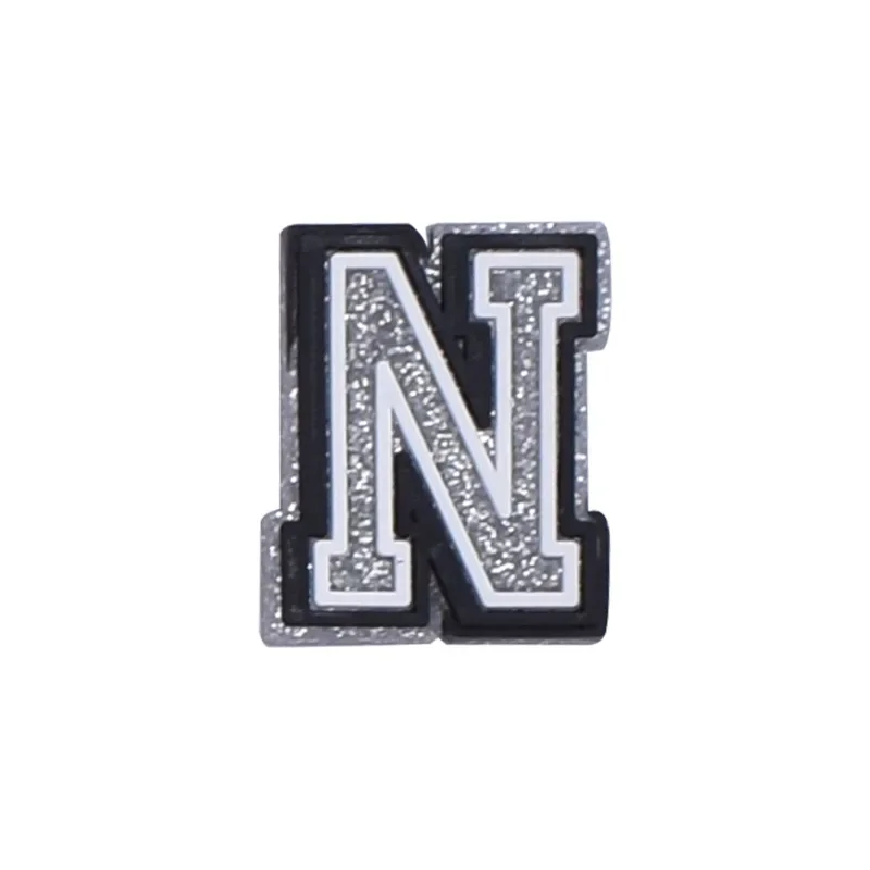 A B C Letter Shoe Charms for Crocs Sandals Kids Clogs Pins Boy Girls Badges Men Jeans Women Decorations Buckle Shoes Accessories