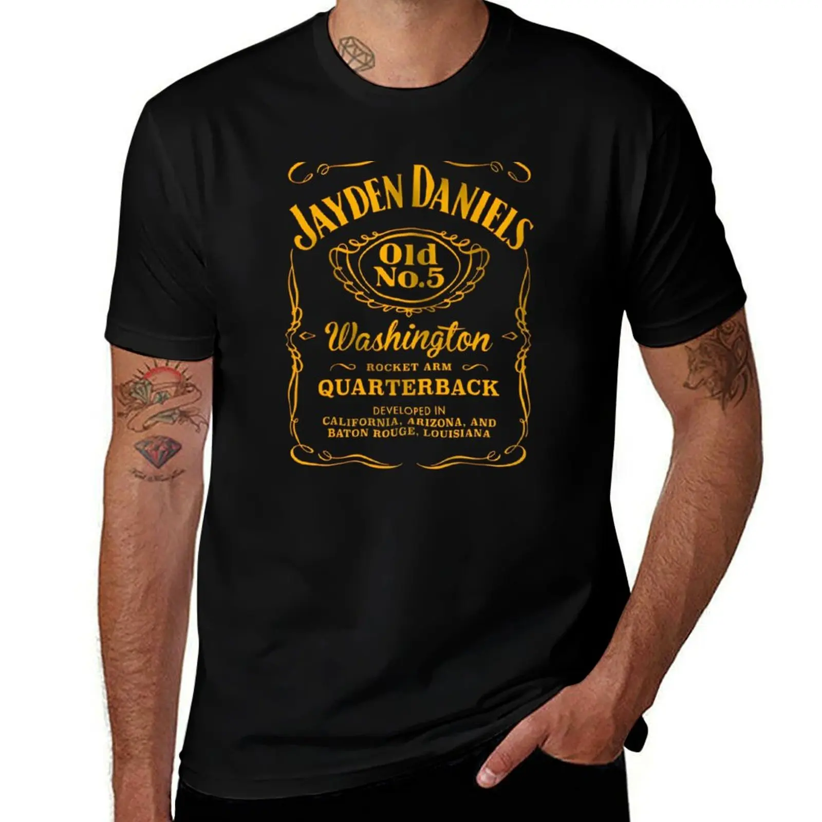 

Jayden Daniels T-Shirt Stretch Fabric Comfort T-Shirt