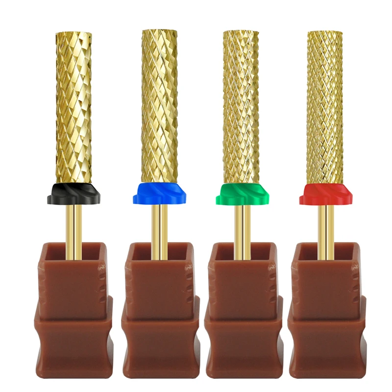 Brocas para uñas, cabezal de pulido de uñas, cabezal de pulido Ultra largo de 23mm, cabezal de pulido especial para taladro eléctrico de uñas