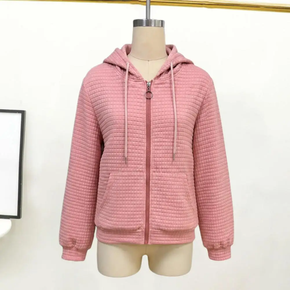 Spring Autumn Winter Fashion zipper Hoodies Women cardigan coat Daily Long Sleeve tops Versatile Casual Hoodies Women Sweatshirt