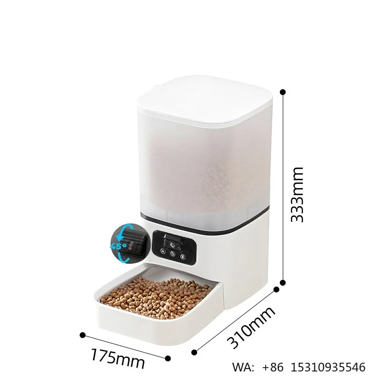 Trending Smart Pet Products 2026 Auto Pet Feeders 6L Smart Dual Cat Pet Feeder Automatic Wifi Dog Camera With Treat Dispenser