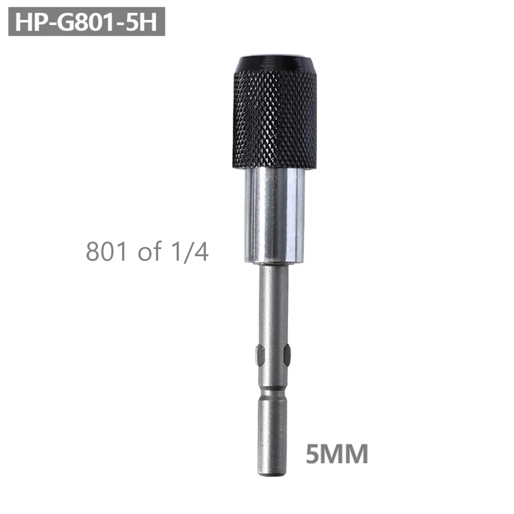 Nutdrivers Adapter Rod Screwdriver Socket Chrome Vanadium Steel High Quality Screwdrivers Self-locking Adapter Rod