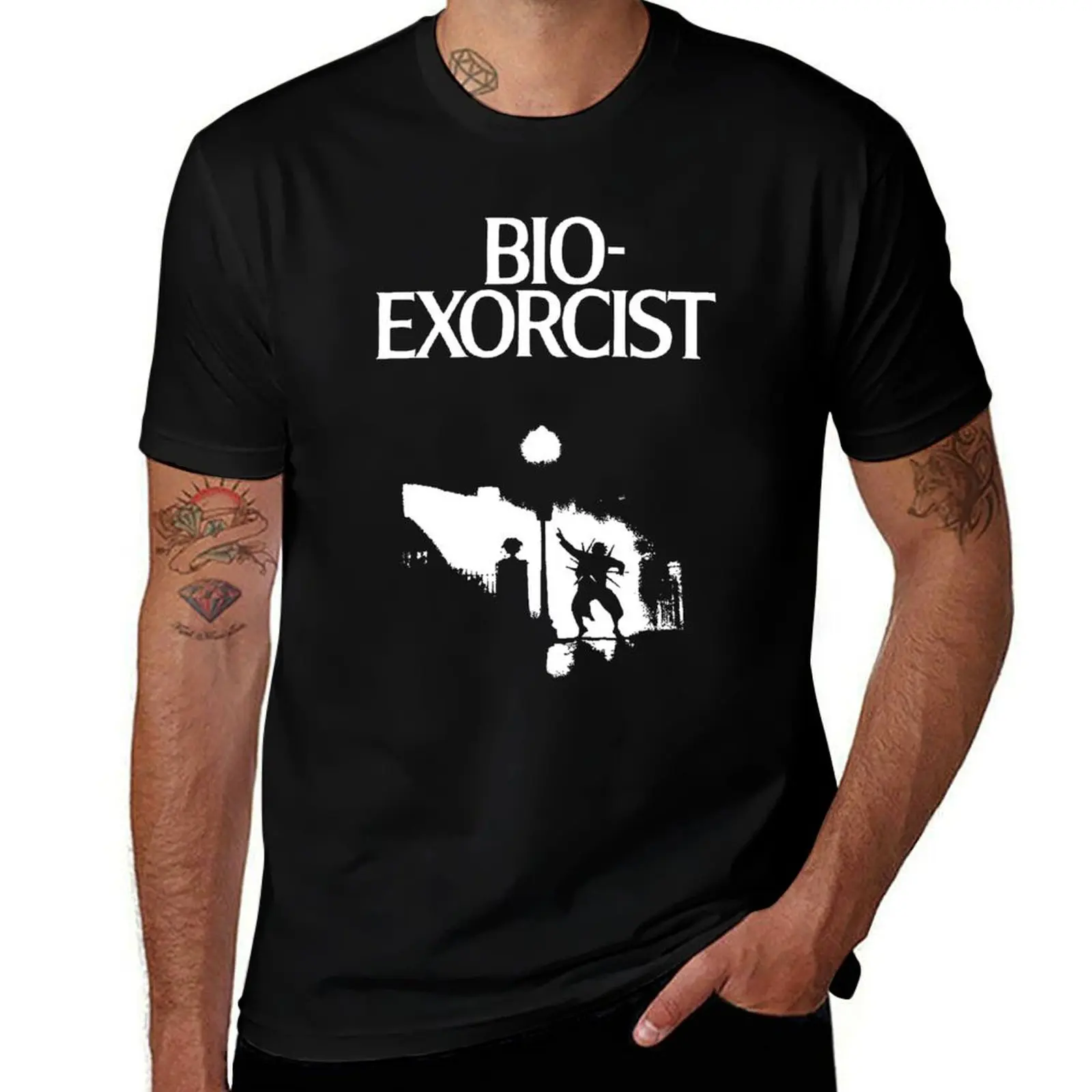 Bio-Exorcist T-Shirt vintage custom shirt topping vintage anime shirt funny t shirts for men