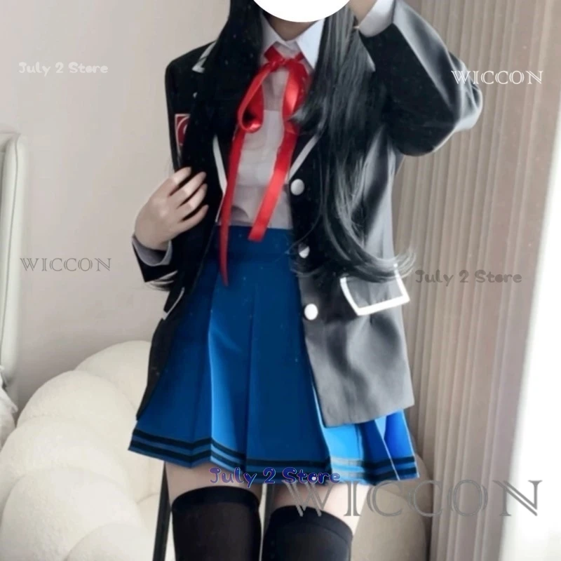 วันที่ A Live Tokisaki Kurumi Kospy Yatogami Tohka Girls Origami Tokisaki ชุด Jk Kurumi โรงเรียนอะนิเมะ Kospy Koszume วิกผม