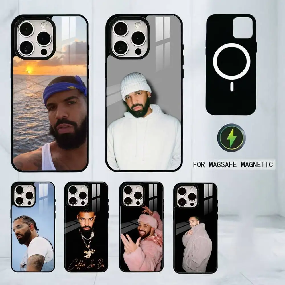 

Rapper D-Drake Phone Case For iPhone17,16,15,14,13,12,11 Plus,Pro Magnetic For Magsafe Wireless Charging