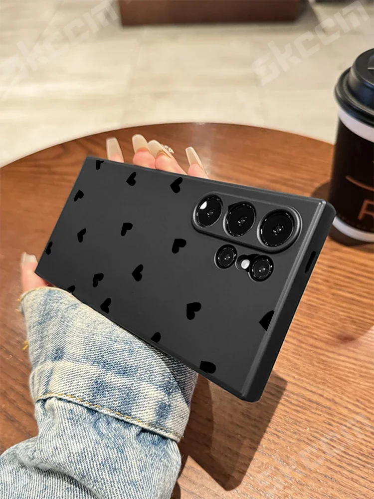 حافظة لهاتف سامسونج جالاكسي A15 A35 A50 A51 A54 A55 A71 A72 A73 S24 S23 Ultra S22 Plus S20 FE غطاء ناعم