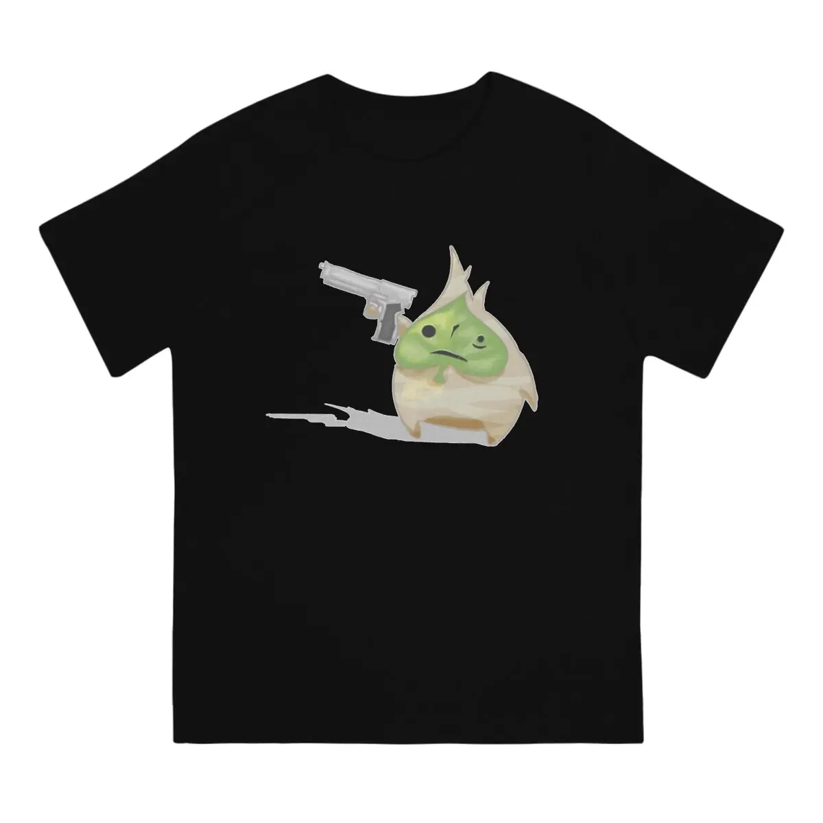 Men T-Shirt Korok Gun Vintage 100% Cotton Tees Short Sleeve Z-Zelda T Shirt Crewneck Clothes Adult