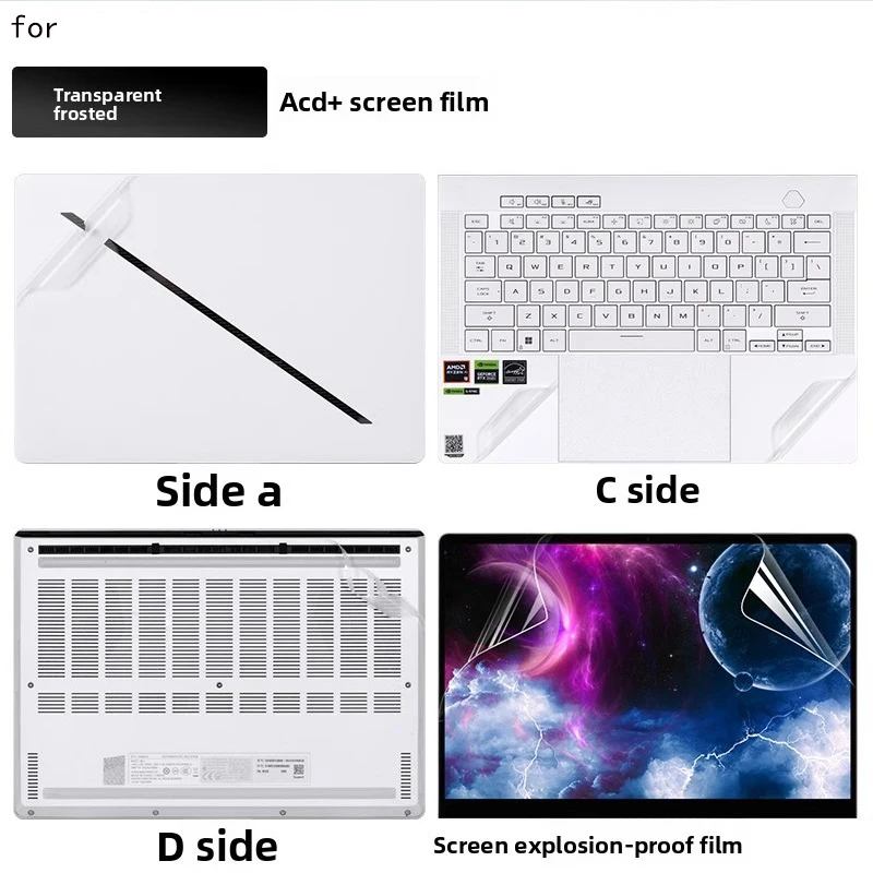 Apply 2025 ROG Zephyrus G14/G16 notebook skin sticker GA403/GA605/GU605 computer body shell protective film vinyl sticker