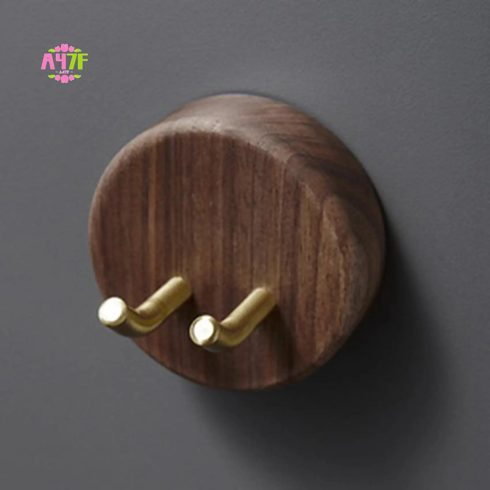 

A47F-Wall Mounted For Dyson Solid Wood Bracket Stand Bathroom Accessories Rack Organizer