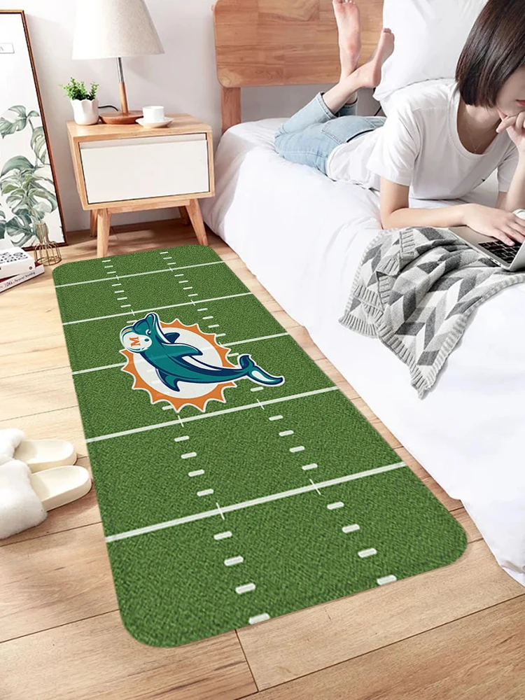 Living Room Rugs Foot Carpets Entrance Doormat Prayer Rug Floor Mats Miami Dolphins Anti Slip Kitchen Home Decor Hallway Carpet