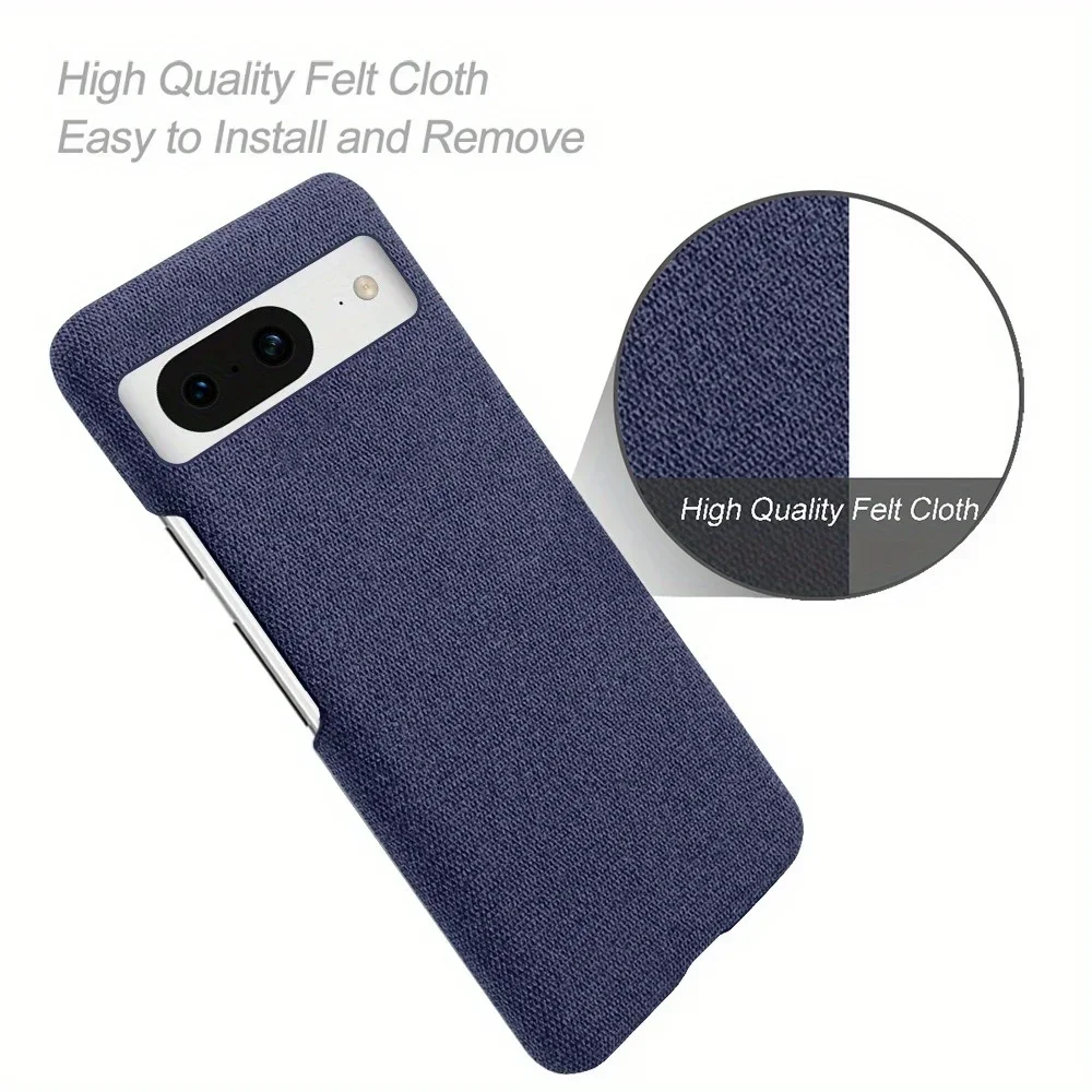 For Google Pixel 8A 7A 6A 5A 8 Pro 7 6 5 Case Luxury Cloth Texture Fitted Phone Case For Google Pixel 8 7 6 5 8pro 7pro