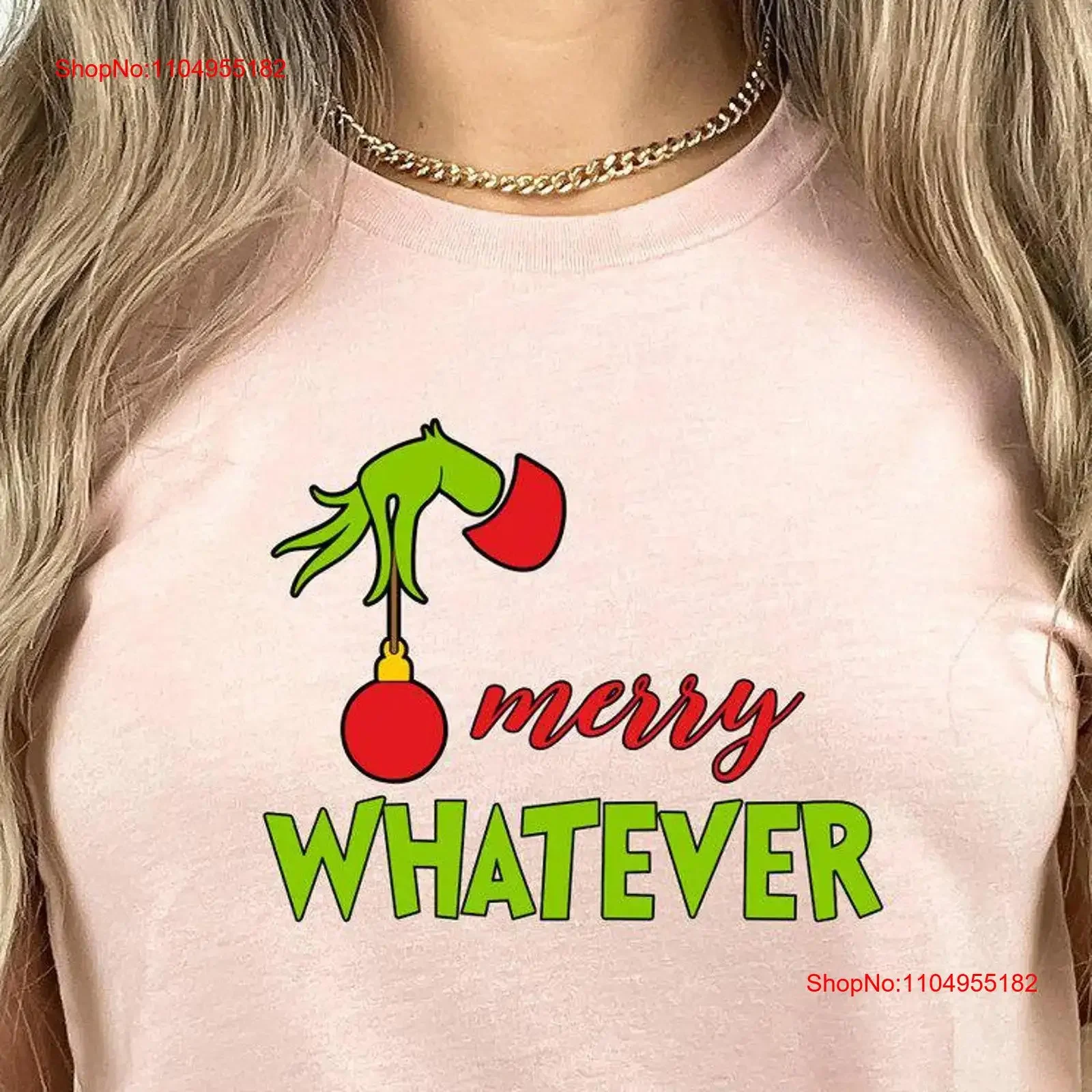 

Футболка Merry Whatever с рождественской вечеринкой и пальцами, забавная женская винтажная стираная повседневная мягкая футболка для повседневной носки, слегка растянутая