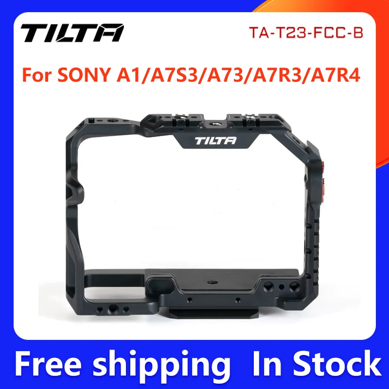 TILTA TA-T23-A for Sony A1 Camera Cage Kit for SONY A1/A7S3/A73/A7R3/A7R4 Half Cage Full Cage Quick Release Plate Top Handle