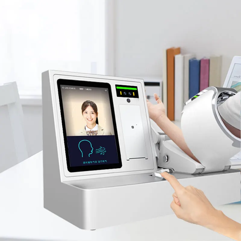 Access Control Attendance System Blood Pressure and Blood  Monitoring Facial Recognition Alcohol Detection Breathalyzer